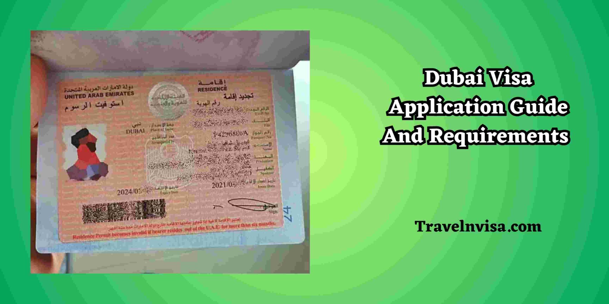 Dubai Visa Application Form Dubai Visa Application Guide And Requirements Travel Visa